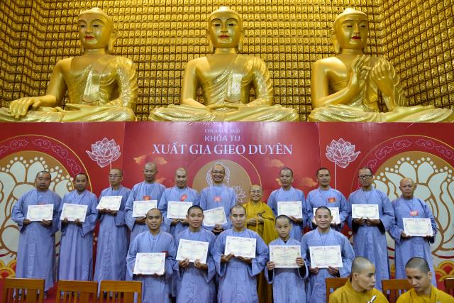 Chùa Giác Ngộ: Xúc động ngày kết thúc khóa tu Xuất Gia Gieo Duyên lần thứ nhất