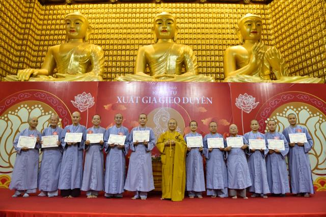 Chùa Giác Ngộ: Xúc động ngày kết thúc khóa tu Xuất Gia Gieo Duyên lần thứ nhất