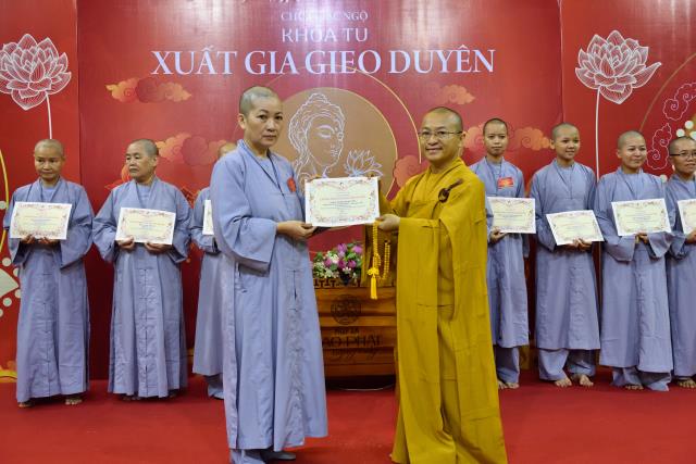 Chùa Giác Ngộ: Xúc động ngày kết thúc khóa tu Xuất Gia Gieo Duyên lần thứ nhất