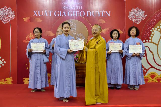 Chùa Giác Ngộ: Xúc động ngày kết thúc khóa tu Xuất Gia Gieo Duyên lần thứ nhất