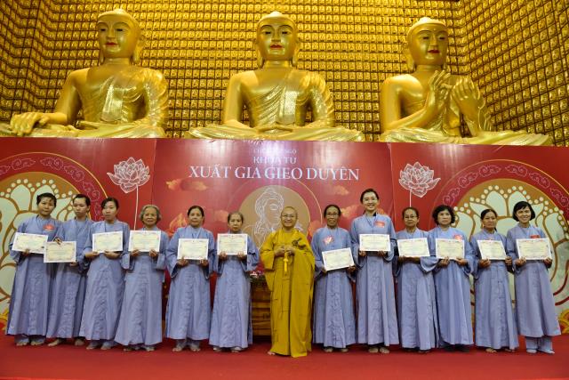 Chùa Giác Ngộ: Xúc động ngày kết thúc khóa tu Xuất Gia Gieo Duyên lần thứ nhất