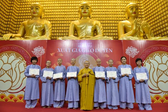 Chùa Giác Ngộ: Xúc động ngày kết thúc khóa tu Xuất Gia Gieo Duyên lần thứ nhất