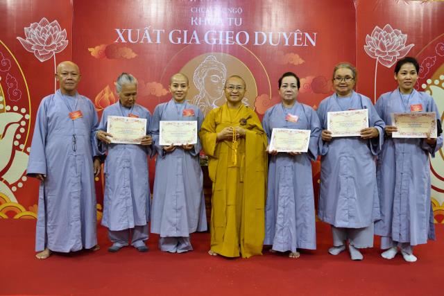 Chùa Giác Ngộ: Xúc động ngày kết thúc khóa tu Xuất Gia Gieo Duyên lần thứ nhất