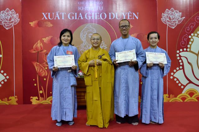 Chùa Giác Ngộ: Xúc động ngày kết thúc khóa tu Xuất Gia Gieo Duyên lần thứ nhất