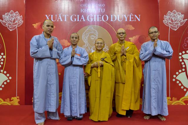 Chùa Giác Ngộ: Xúc động ngày kết thúc khóa tu Xuất Gia Gieo Duyên lần thứ nhất