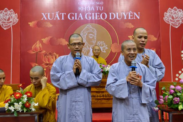 Chùa Giác Ngộ: Xúc động ngày kết thúc khóa tu Xuất Gia Gieo Duyên lần thứ nhất