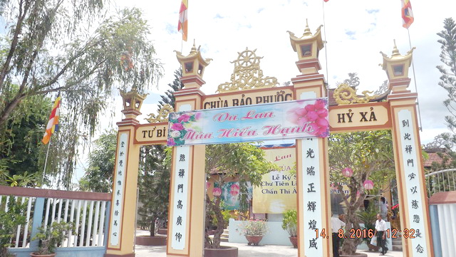 Chùa Bảo Phước tổ chức Lễ Vu lan báo hiếu PL.2560