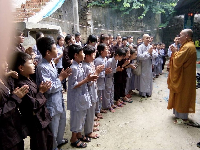 Chùa Linh Sơn Pháp Ấn tổ chức khóa tu mùa hè lần 8