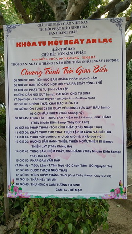 Khánh Hòa: Khóa tu Một ngày an lạc lần II