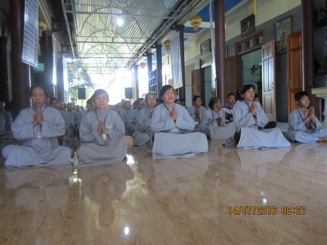 Khánh Hòa: Khóa tu Một ngày an lạc lần II