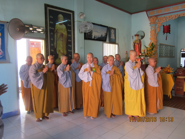 Ni giới thị xã Ninh Hòa - Lễ tạ pháp An cư kiết hạ