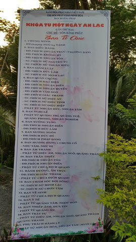 Khánh Hòa: Khóa tu Một ngày an lạc lần II