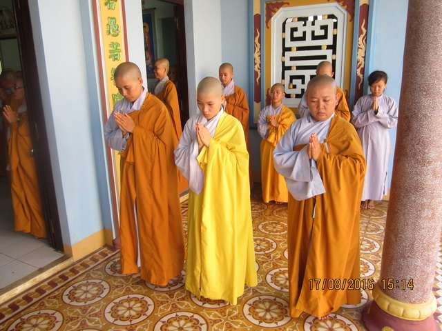 Ni giới thị xã Ninh Hòa - Lễ tạ pháp An cư kiết hạ