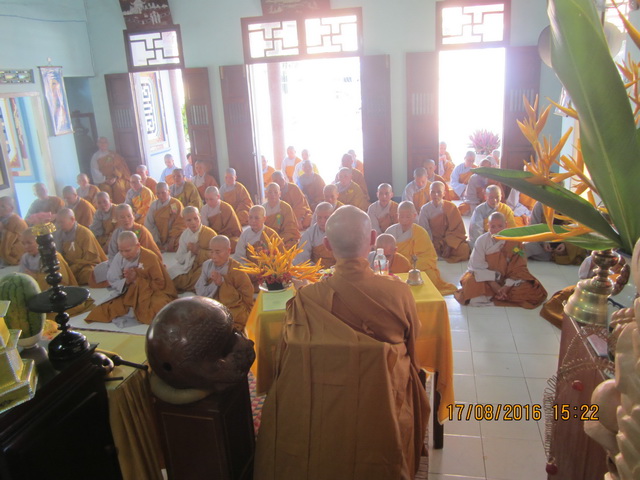 Ni giới thị xã Ninh Hòa - Lễ tạ pháp An cư kiết hạ