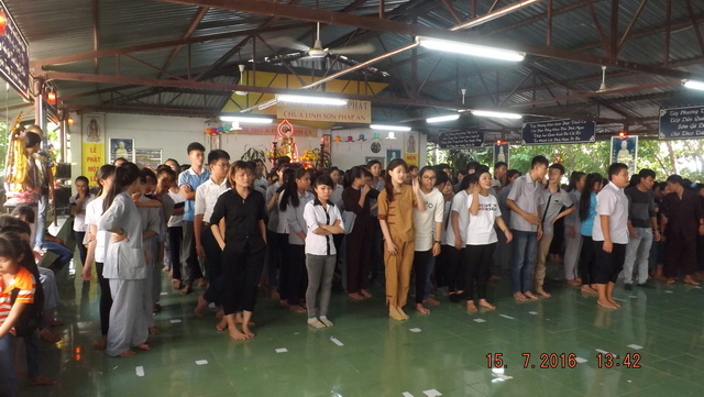 Chùa Linh Sơn Pháp Ấn tổ chức khóa tu mùa hè lần 8