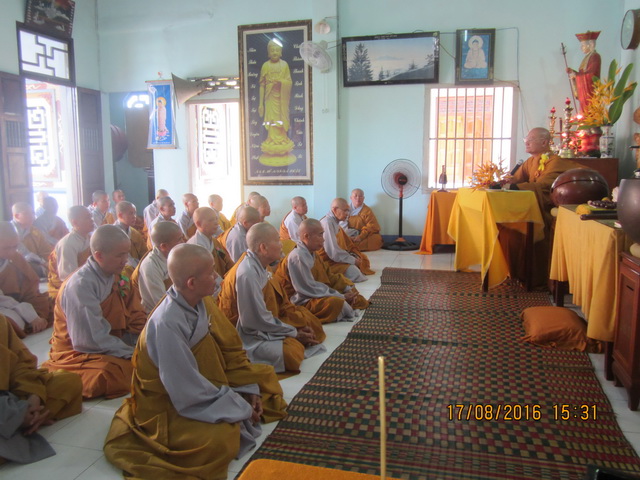 Ni giới thị xã Ninh Hòa - Lễ tạ pháp An cư kiết hạ