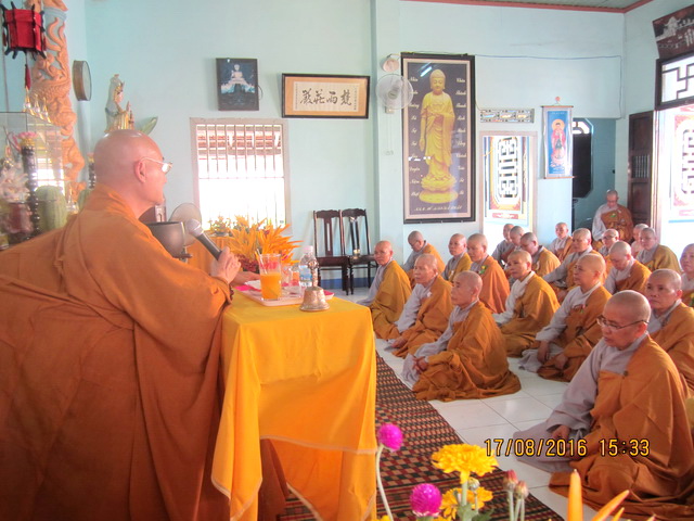 Ni giới thị xã Ninh Hòa - Lễ tạ pháp An cư kiết hạ