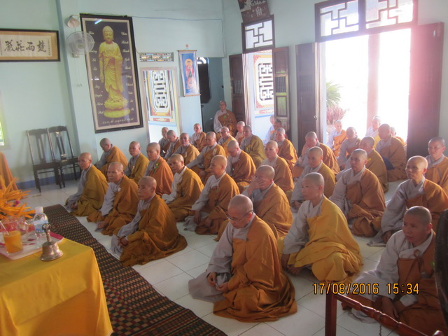 Ni giới thị xã Ninh Hòa - Lễ tạ pháp An cư kiết hạ