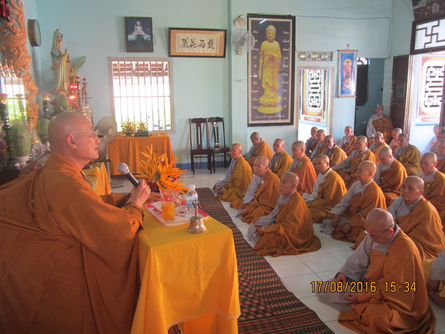 Ni giới thị xã Ninh Hòa - Lễ tạ pháp An cư kiết hạ