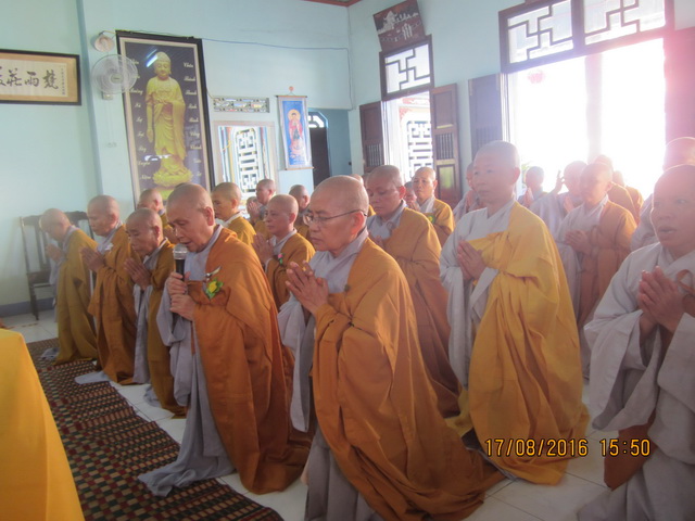 Ni giới thị xã Ninh Hòa - Lễ tạ pháp An cư kiết hạ