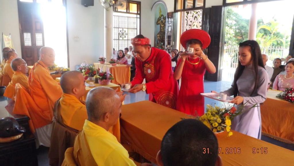 Chùa Đức Hòa tổ chức lễ hằng thuận