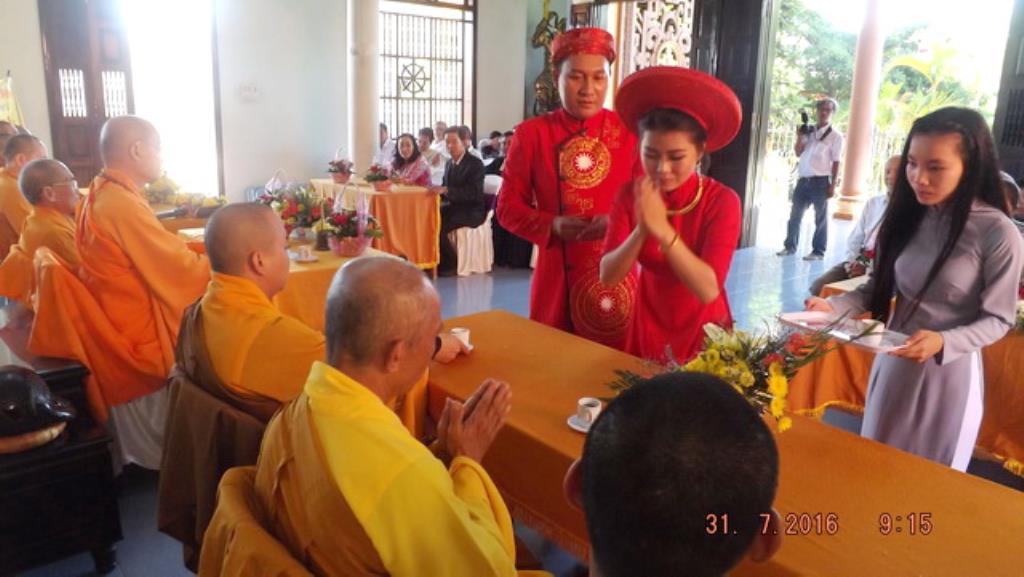 Chùa Đức Hòa tổ chức lễ hằng thuận