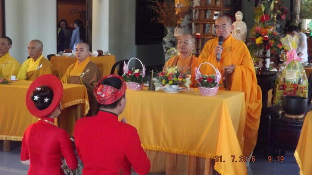 Chùa Đức Hòa tổ chức lễ hằng thuận