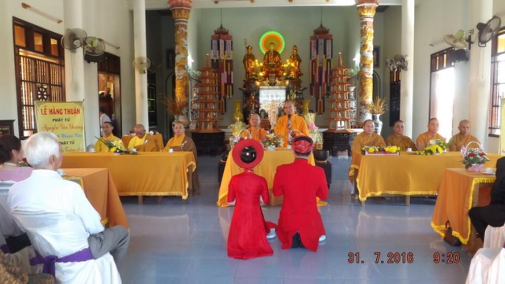 Chùa Đức Hòa tổ chức lễ hằng thuận