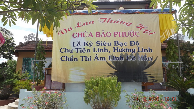 Chùa Bảo Phước tổ chức Lễ Vu lan báo hiếu PL.2560