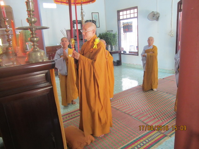Ni giới thị xã Ninh Hòa - Lễ tạ pháp An cư kiết hạ