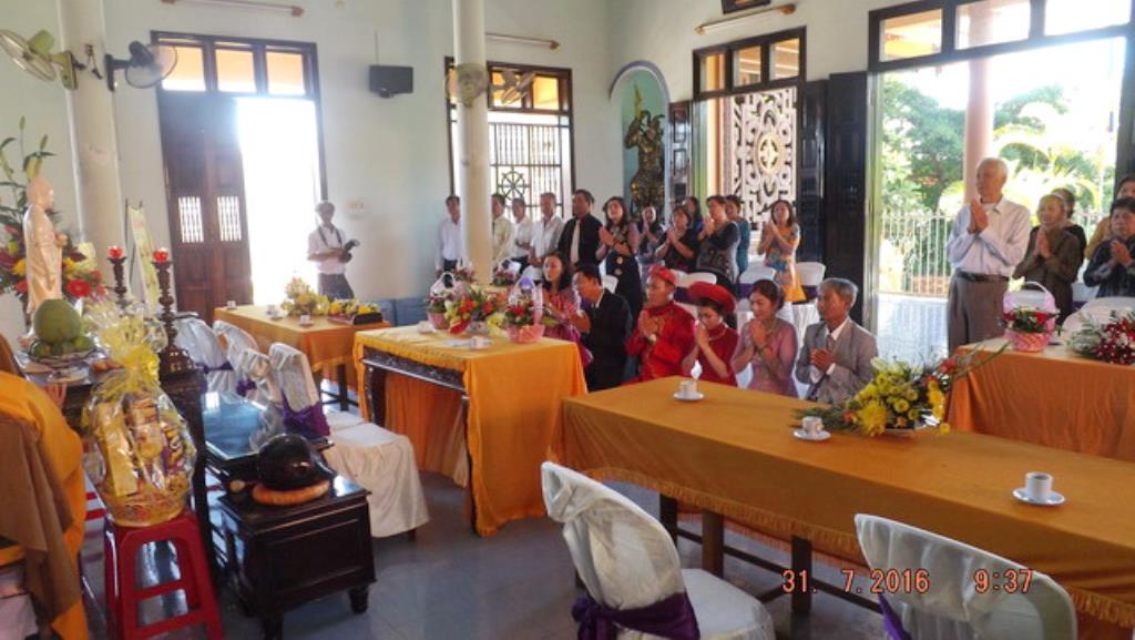 Chùa Đức Hòa tổ chức lễ hằng thuận