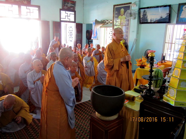 Ni giới thị xã Ninh Hòa - Lễ tạ pháp An cư kiết hạ