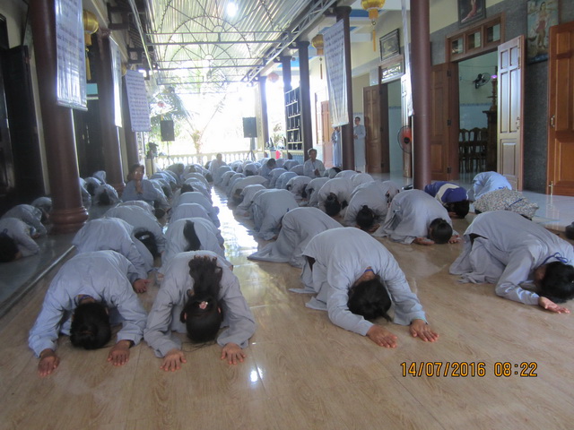 Khánh Hòa: Khóa tu Một ngày an lạc lần II