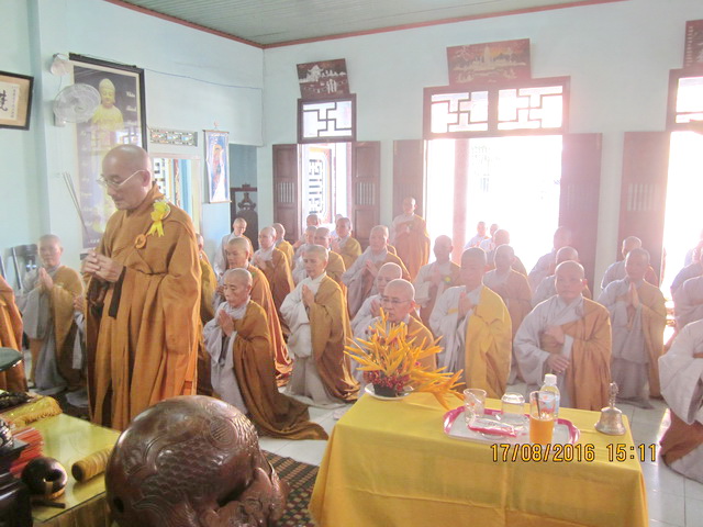 Ni giới thị xã Ninh Hòa - Lễ tạ pháp An cư kiết hạ