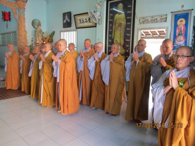 Ni giới thị xã Ninh Hòa - Lễ tạ pháp An cư kiết hạ
