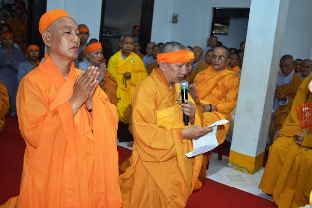 Khánh Hòa: Lễ Tưởng niệm, cung tống kim quan HT.Thích Nhuận Thông nhập bảo tháp