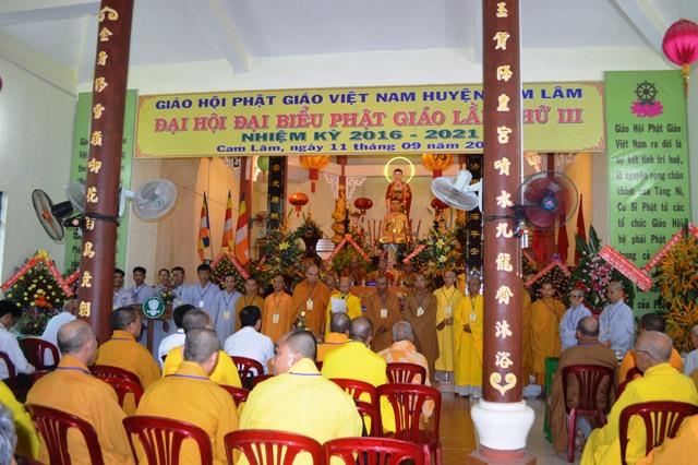 Khánh Hòa: Đại hội Phật giáo huyện Cam Lâm nhiệm kỳ 2016-2021