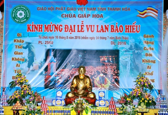 Thanh Hóa: Hoa Đăng tri ân Cha Mẹ tại chùa Giáp Hoa