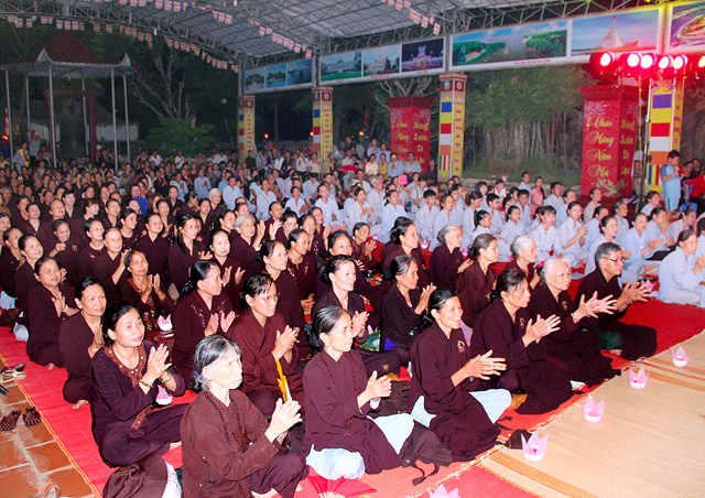 Bỉm Sơn: Chùa Khánh Quang trang nghiêm tổ chức đại Lễ Vu Lan PL.2560