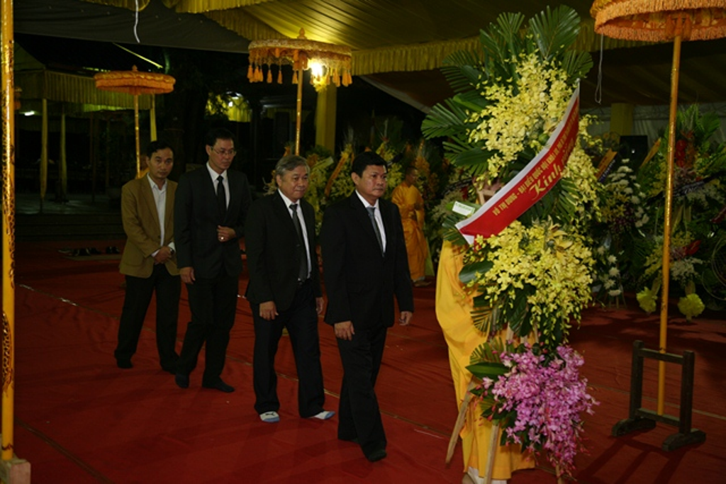 TT. Huế: Ban Trị sự GHPGVN tỉnh kính viếng tang lễ Cố HT. Thích Chơn Thiện