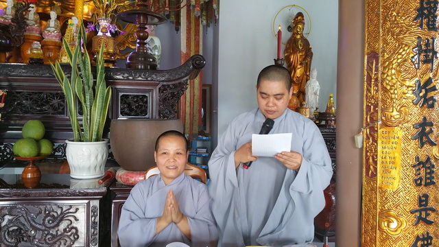 Lễ tổng kết khóa tu niệm Phật cuối năm tại chùa Địch Quang