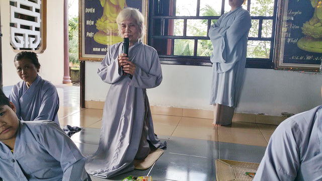 Lễ tổng kết khóa tu niệm Phật cuối năm tại chùa Địch Quang