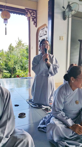 Lễ tổng kết khóa tu niệm Phật cuối năm tại chùa Địch Quang