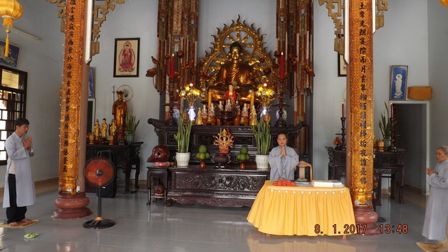 Lễ tổng kết khóa tu niệm Phật cuối năm tại chùa Địch Quang