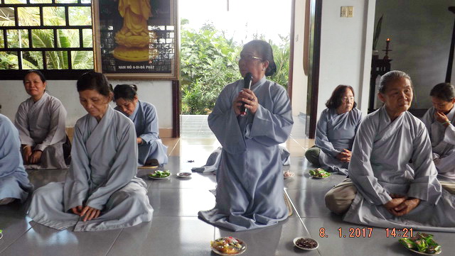 Lễ tổng kết khóa tu niệm Phật cuối năm tại chùa Địch Quang