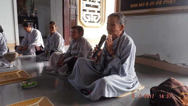 Lễ tổng kết khóa tu niệm Phật cuối năm tại chùa Địch Quang