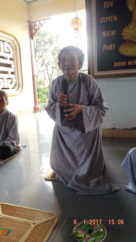 Lễ tổng kết khóa tu niệm Phật cuối năm tại chùa Địch Quang