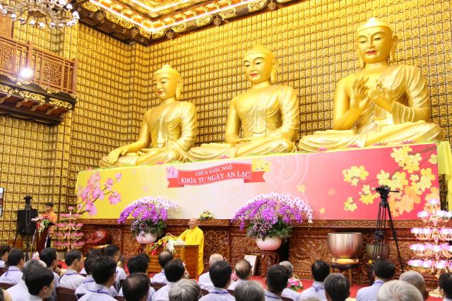 Chùa Giác Ngộ: Khóa tu ngày an lạc lần thứ 11