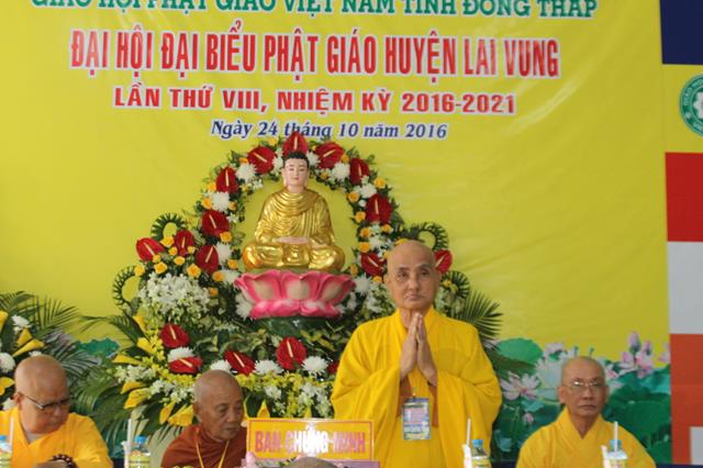 Đồng Tháp: Suy Cử TT. Thích Thiện Ngữ Trưởng BTS Phật giáo Huyện Lai Vung