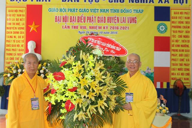 Đồng Tháp: Suy Cử TT. Thích Thiện Ngữ Trưởng BTS Phật giáo Huyện Lai Vung